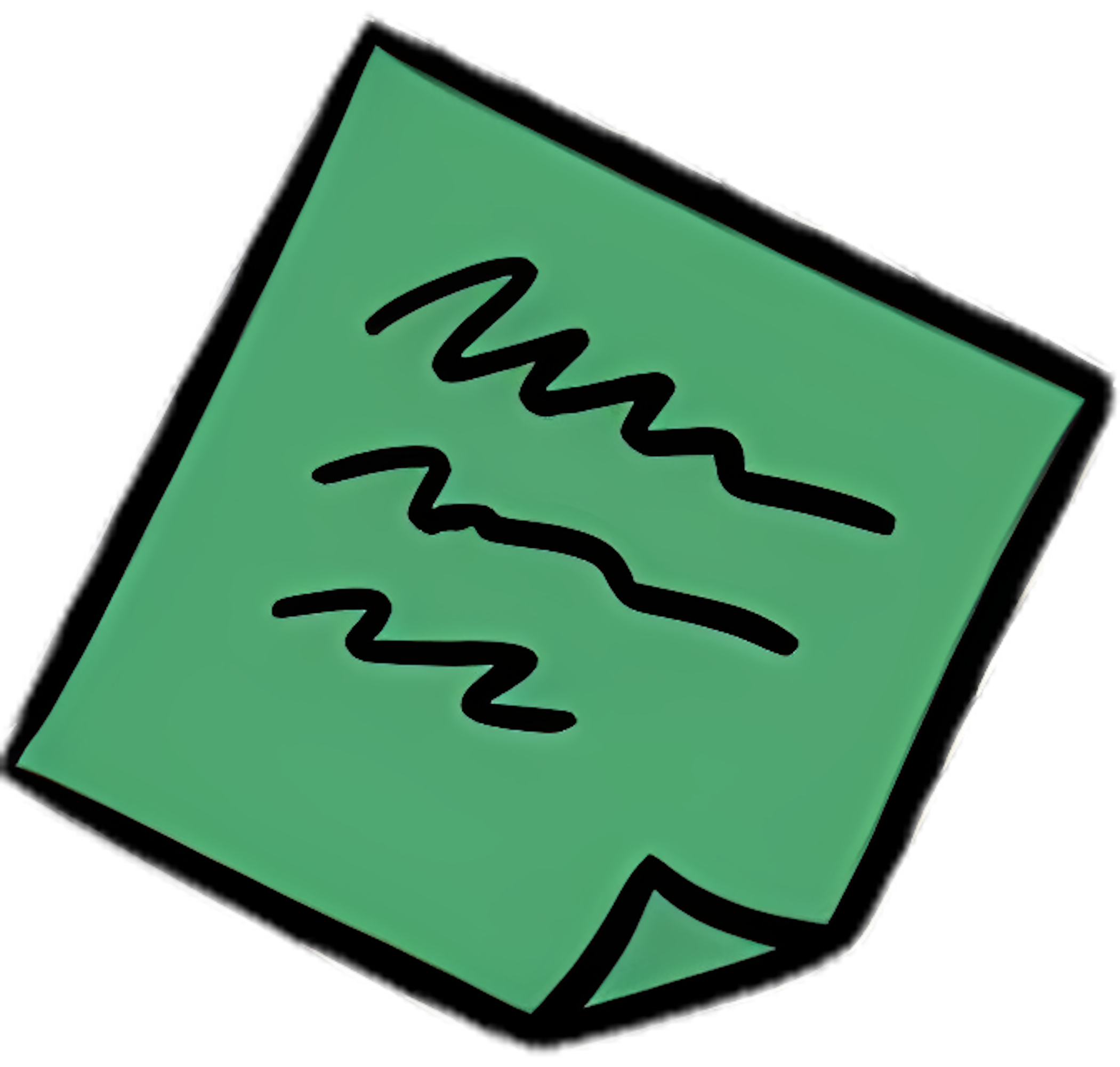 Quick sticky note flow